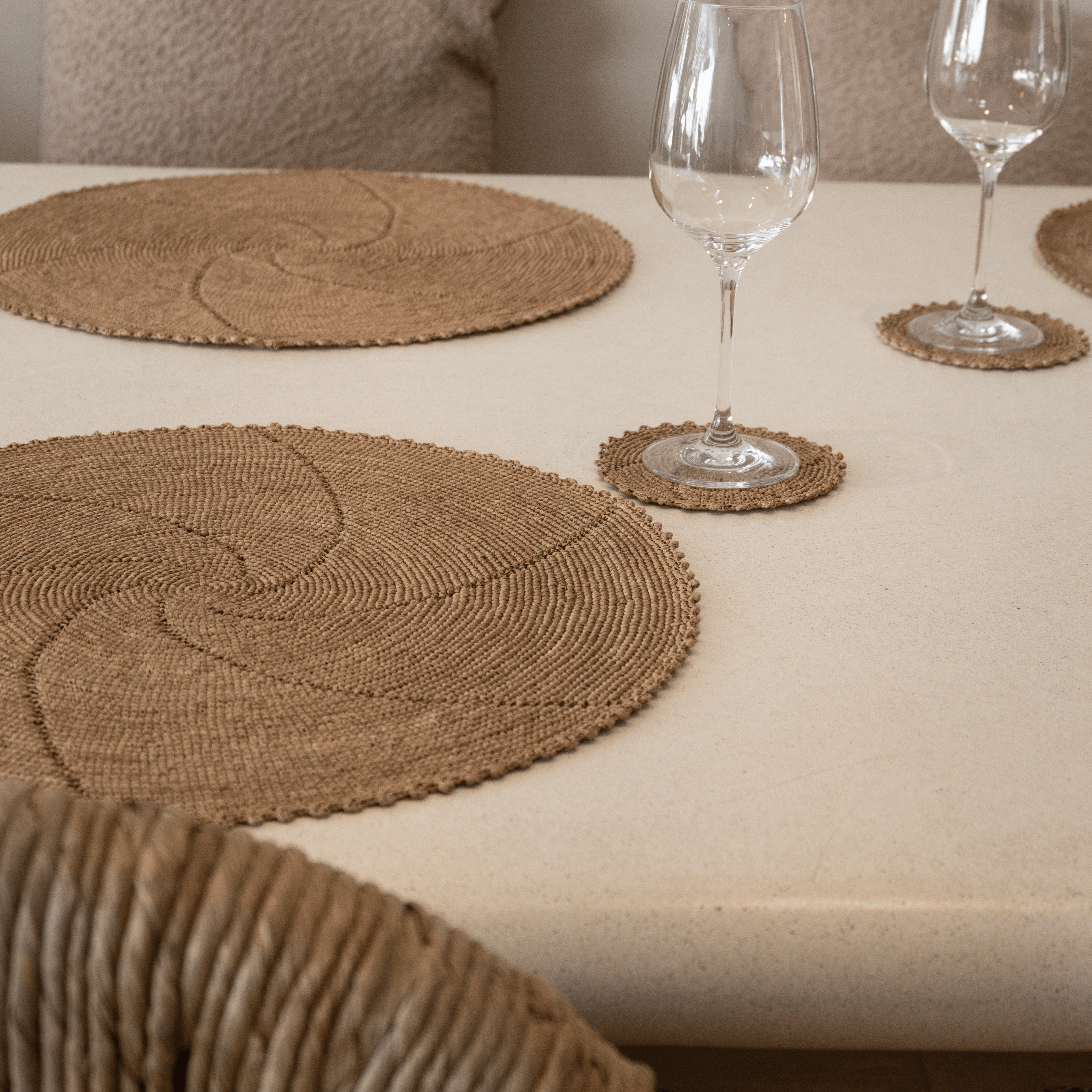 Tanora Raffia Tableware
