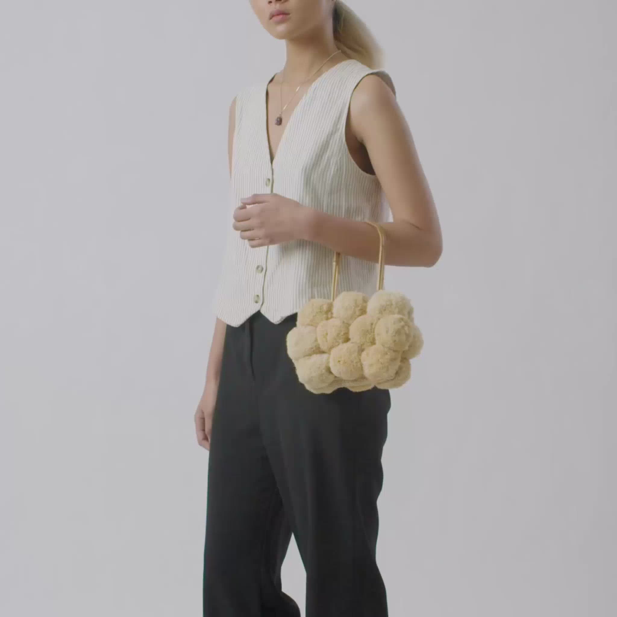 バッグ mimosa MIMOSA Raffia Handbag